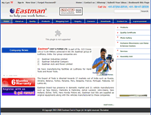 Tablet Screenshot of eastmanpowertools.com